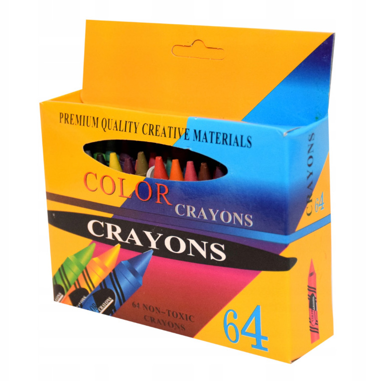 Kredki świecowe Crayons 64szt.